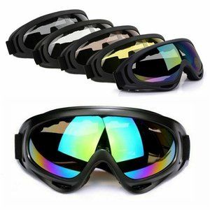 Motorcycle Goggles 5 Piece Set-Anti-UV X400